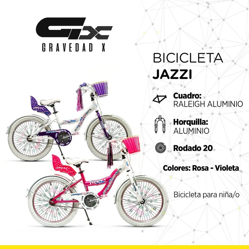 Bicicleta Raleigh Niña R20 6-12 Años Jazzi