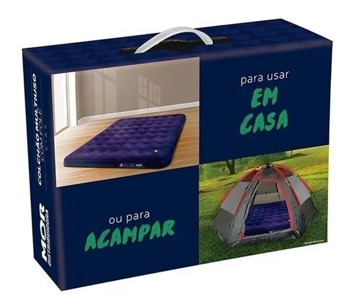 Colchón Inflable Doble Con Inflador Incorporado