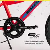 Bicicleta Mtb Raleigh Rowdy R20 7v Freno Disco