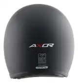 Casco Moto Abierto Retro Axor Jet Solid Visor Solar
