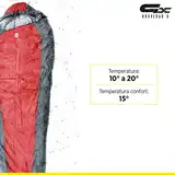 Bolsa De Dormir Sarcófago Liviana Cómoda Camping