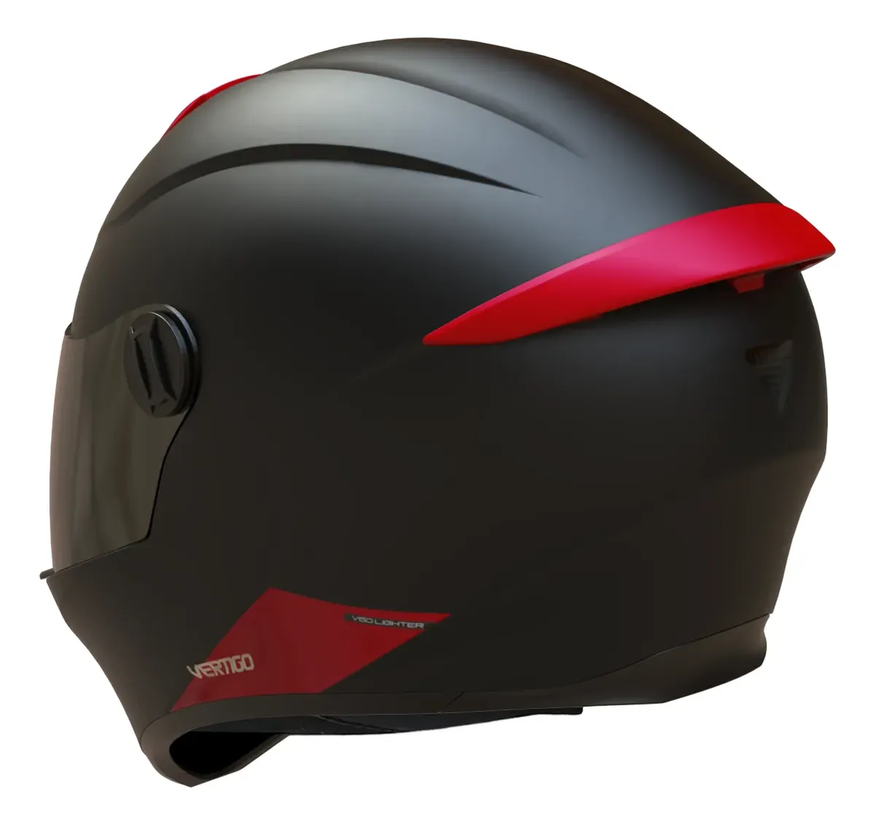 Casco Moto Integral Vertigo V50 Lighter Alerón Sólido