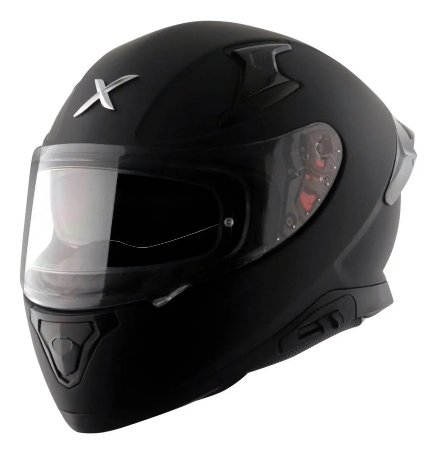 Casco Moto Integral Axor Apex SOLID Doble Visor Apto Pinlock