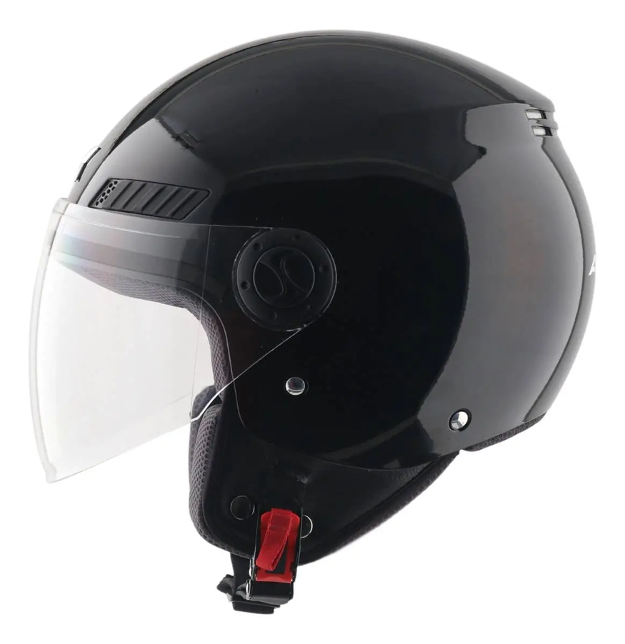Casco Moto Abierto Con Visor Axor Kioto Solid Doble Certificación