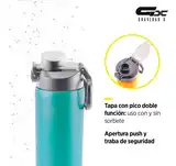 Botella Térmica Acero Inoxidable 750 Ml Traba Seguridad Sorbete  Vonne