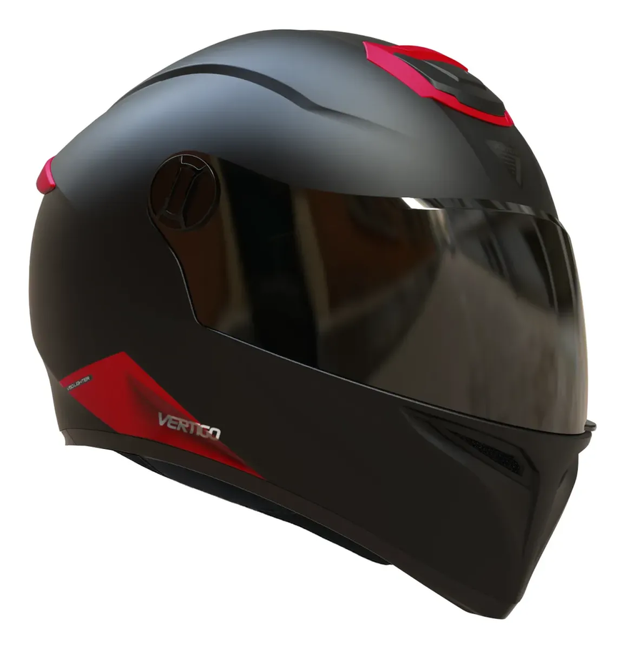 Casco Moto Integral Vertigo V50 Lighter Alerón Sólido