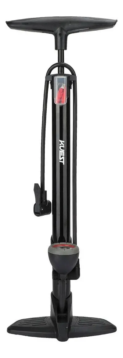 Inflador De Pie Con Manómetro Bicicleta 90 Psi