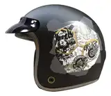 Casco Moto Abierto Vertigo Vintage Scrash