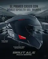 Casco Moto Axor Brutale Doble Visor Con Pinlock Incorporado Doble Alerón