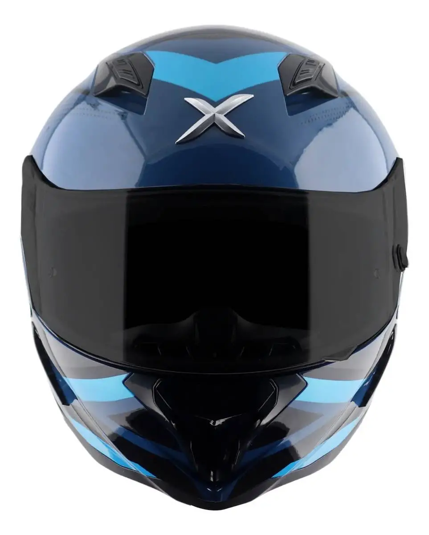 Casco Moto Integral Axor Hunter Alerón Doble Certificación