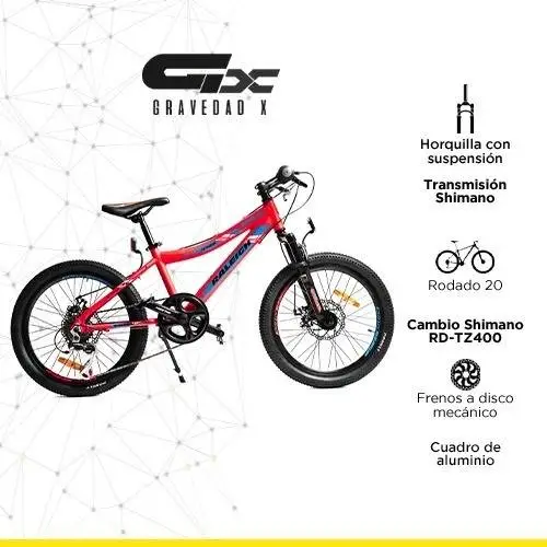 Bicicleta Mtb Raleigh Rowdy R20 7v Freno Disco