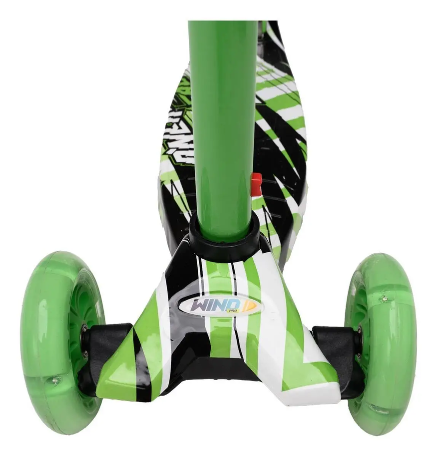 Monopatín Infantil Wind Rainbow 3 Ruedas Led Aluminio