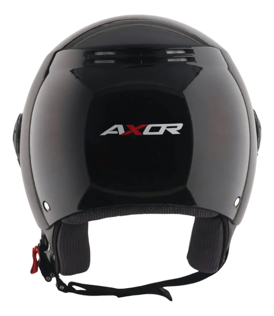 Casco Moto Abierto Con Visor Axor Kioto Solid Doble Certificación