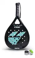 Paleta Padel Atila Huno Redonda Fibra Vidrio Núcleo Foam