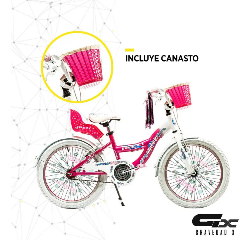 Bicicleta Raleigh Niña R20 6-12 Años Jazzi