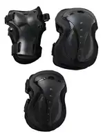 Kit Protecciones Black Stark P/ Rollers, skate