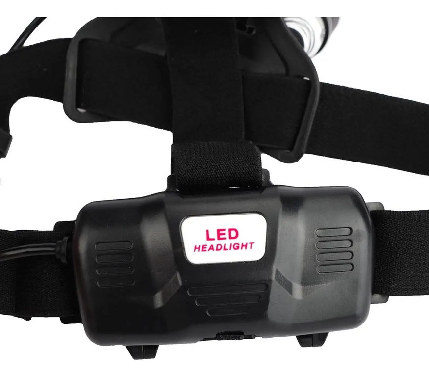 Linterna Cabeza Minero 3 Led Vincha Recargable