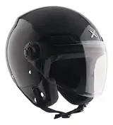 Casco Moto Abierto Con Visor Axor Kioto Solid Doble Certificación
