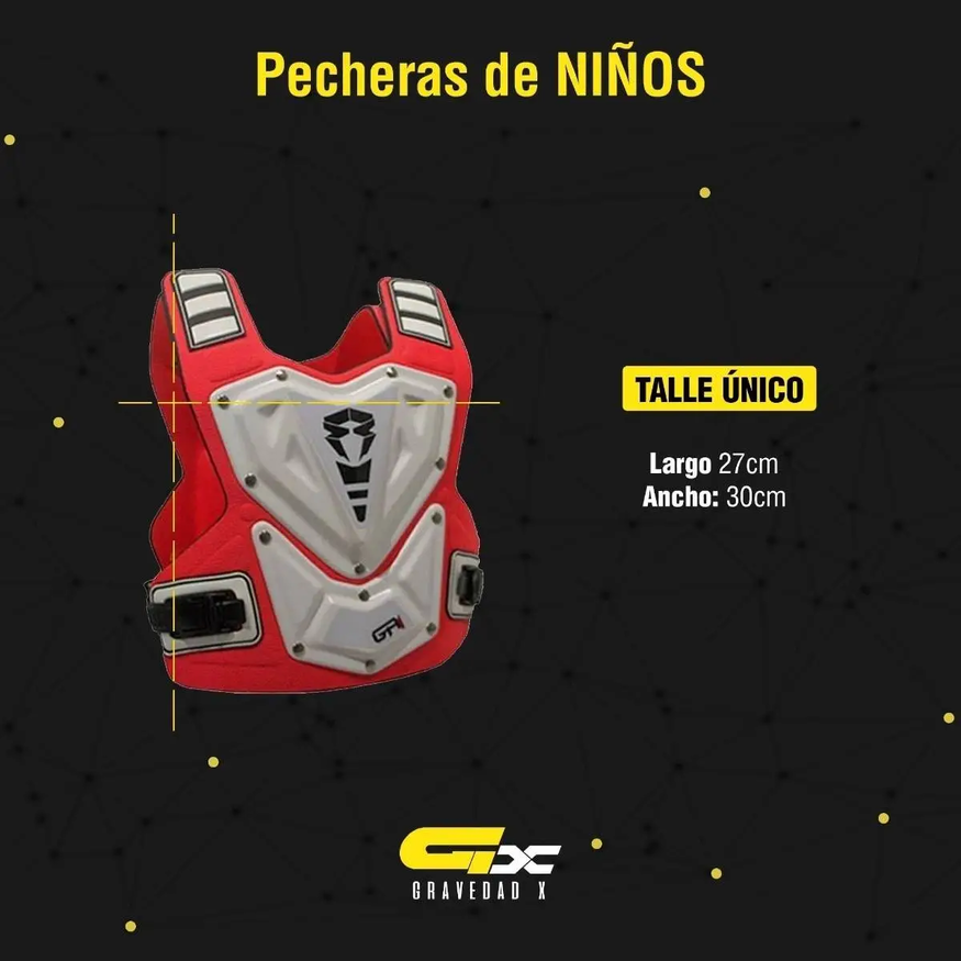 Pechera Moto Rpmcross Niño Talle Unico