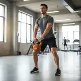 Pesa Rusa Kettlebell 16kg Hierro Pvc Gym Fit Pesas Funcional