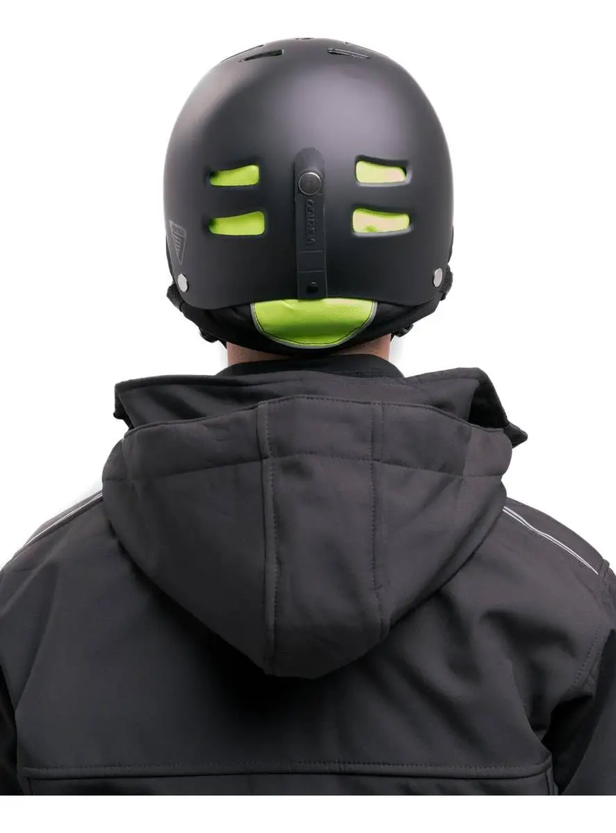 Casco Vertigo Aspen Snow Ski Nieve Negro/Amarillo