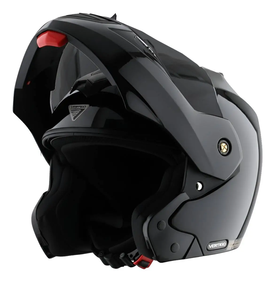 Casco Moto Rebatible Vertigo Crux Ventilaciones Visor Fume