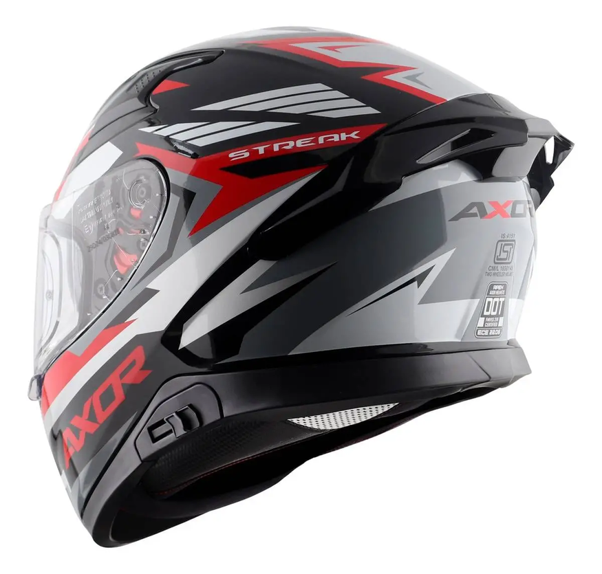 Casco Moto Integral Axor Apex GRAFICAS Doble Visor Apto Pinlock