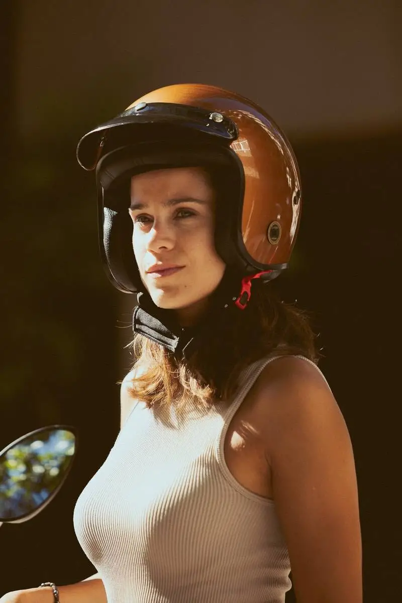 Casco Moto Abierto Vertigo Vintage Old School