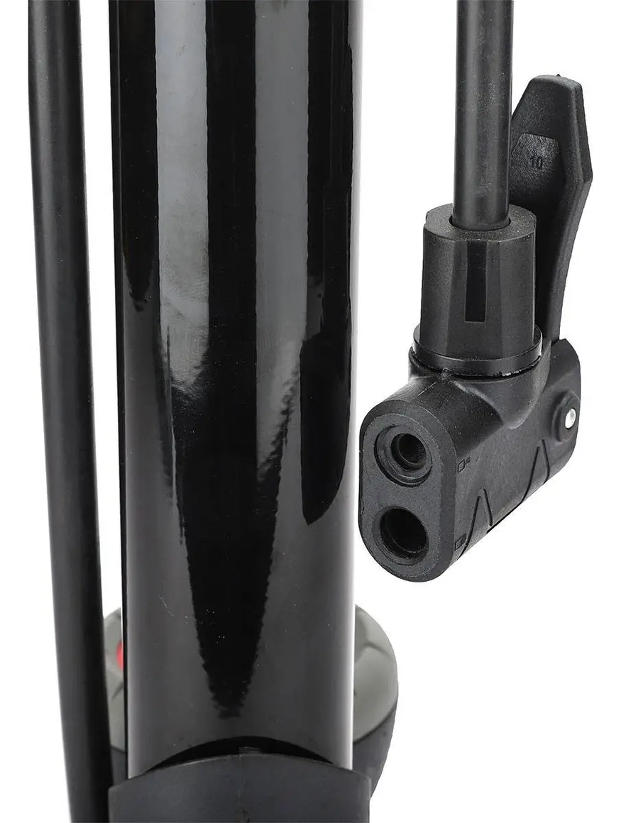 Inflador De Pie Con Manómetro Bicicleta 90 Psi