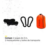 Hamaca Individual Paraguaya Liviana Cómoda Camping Kushiro