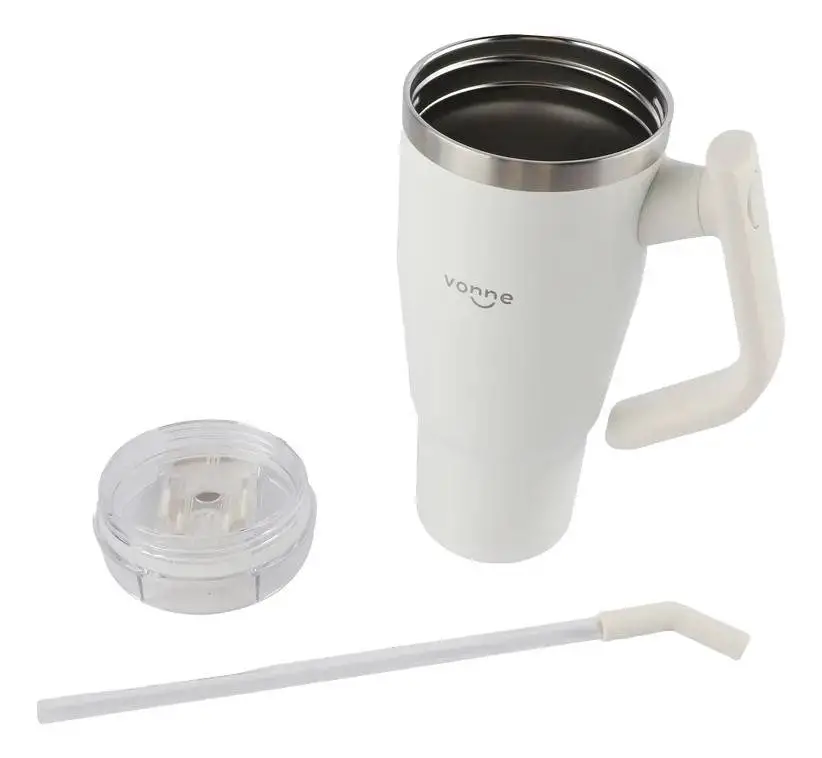 Vaso Térmico 950ml Asa De Doble Posición Liviano Práctico