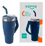 Vaso Térmico 950ml Asa De Doble Posición Liviano Práctico