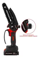 Sierra De Poda Eléctrica Inalámbrica 6" 20v Con 2 Baterías y Cargador