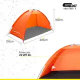 Carpa Playera Costura Reforzada Kushiro 2 Personas