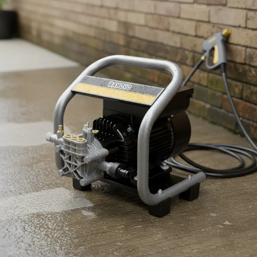 Hidrolavadora Barovo Motor Monofásico 1,8kw 8mts Manguera