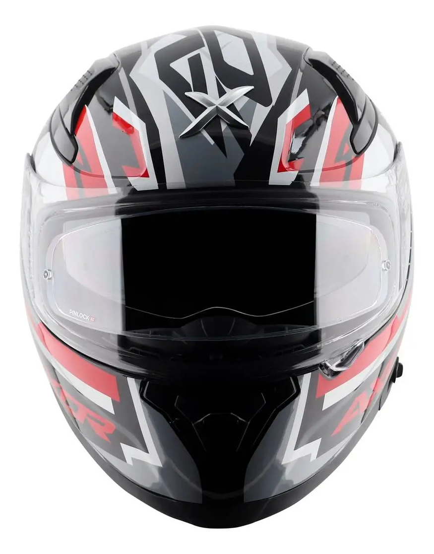 Casco Moto Integral Axor Apex GRAFICAS Doble Visor Apto Pinlock