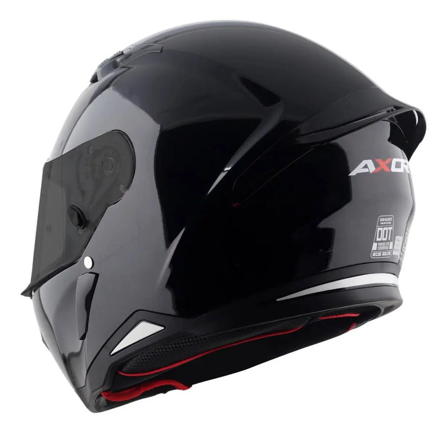 Casco Moto Integral Axor Hunter Solid Doble Certificación