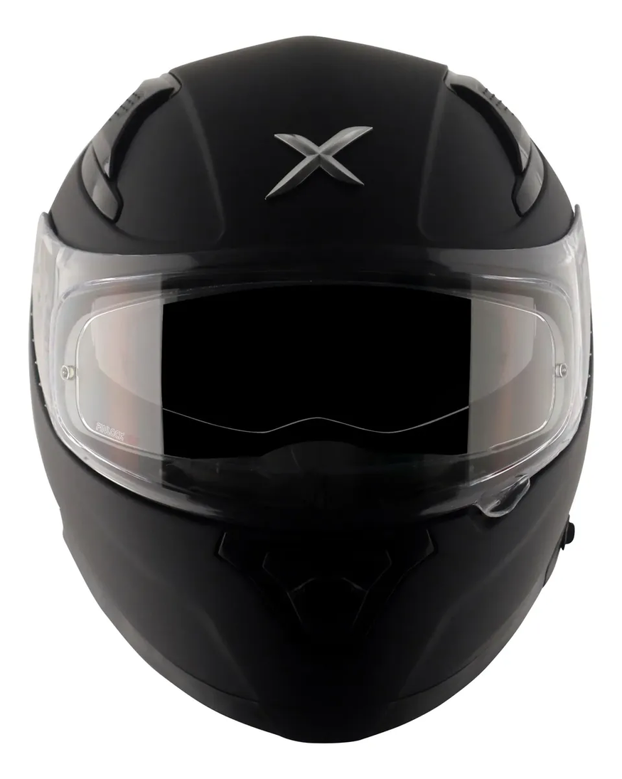 Casco Moto Integral Axor Apex SOLID Doble Visor Apto Pinlock