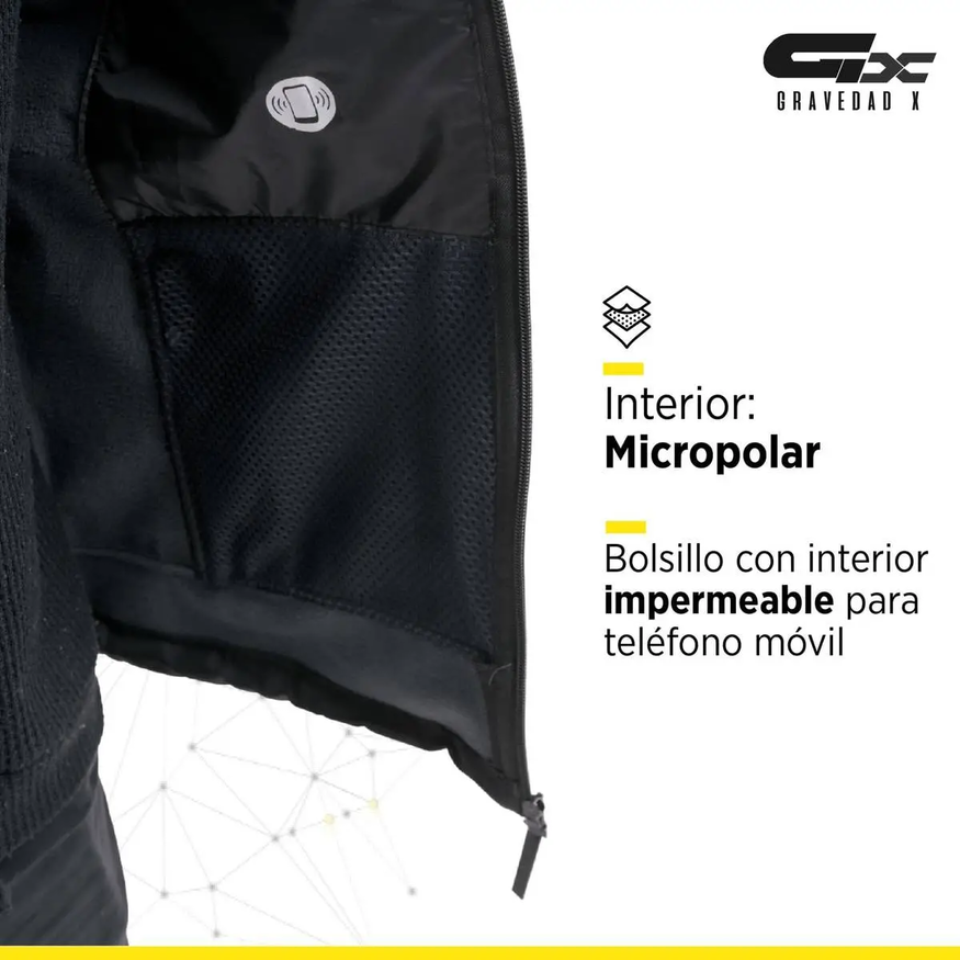 Campera Moto Vw2 Softshell Micropolar Vertigo