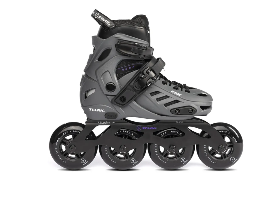 Rollers Stark Rise Neon Extensible 4x90mm Apto Carrera
