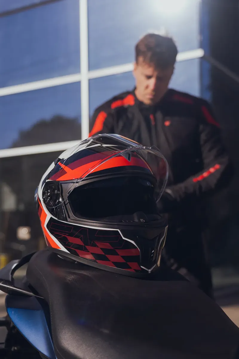 Casco Moto Vertigo Integral Zap Alliance Doble Visor Alerón