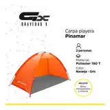 Carpa Playera Costura Reforzada Kushiro 2 Personas