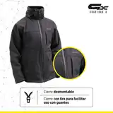 Campera Moto Vw2 Softshell Micropolar Vertigo