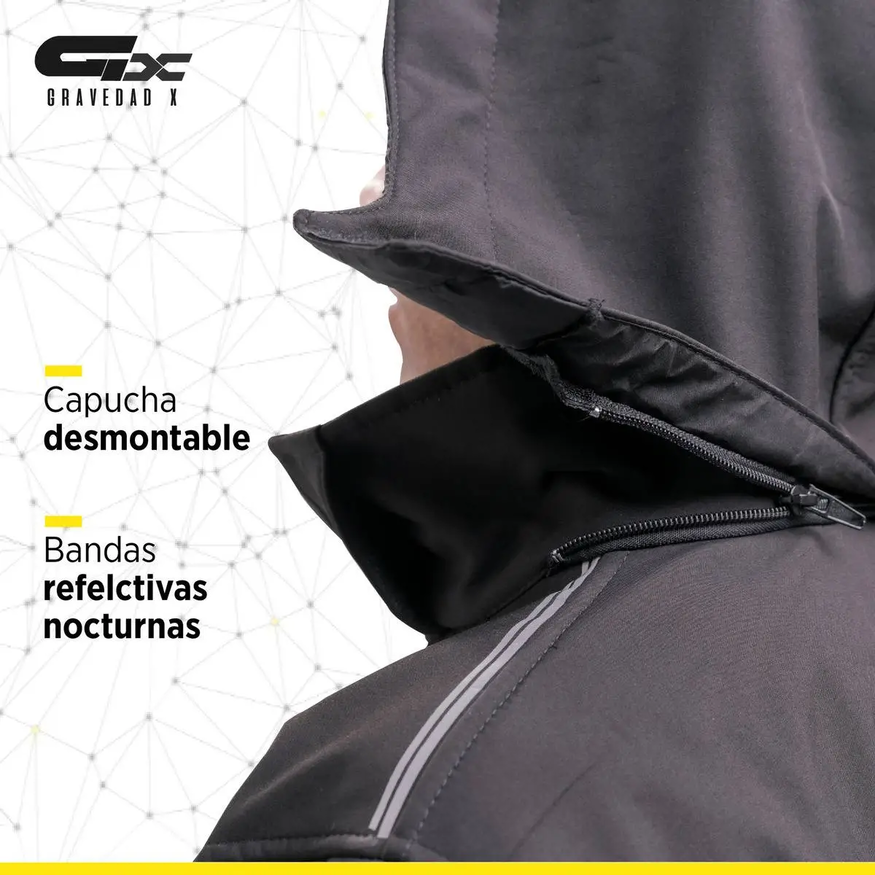 Campera Moto Vw2 Softshell Micropolar Vertigo