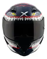 Casco Moto Integral Axor Hunter Alerón Doble Certificación