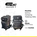 Mochila Táctica Camping Trekking Mochilero 45 L