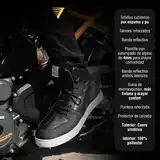 Zapatillas Botas Moto Vértigo Ecocuero C/refuerzo