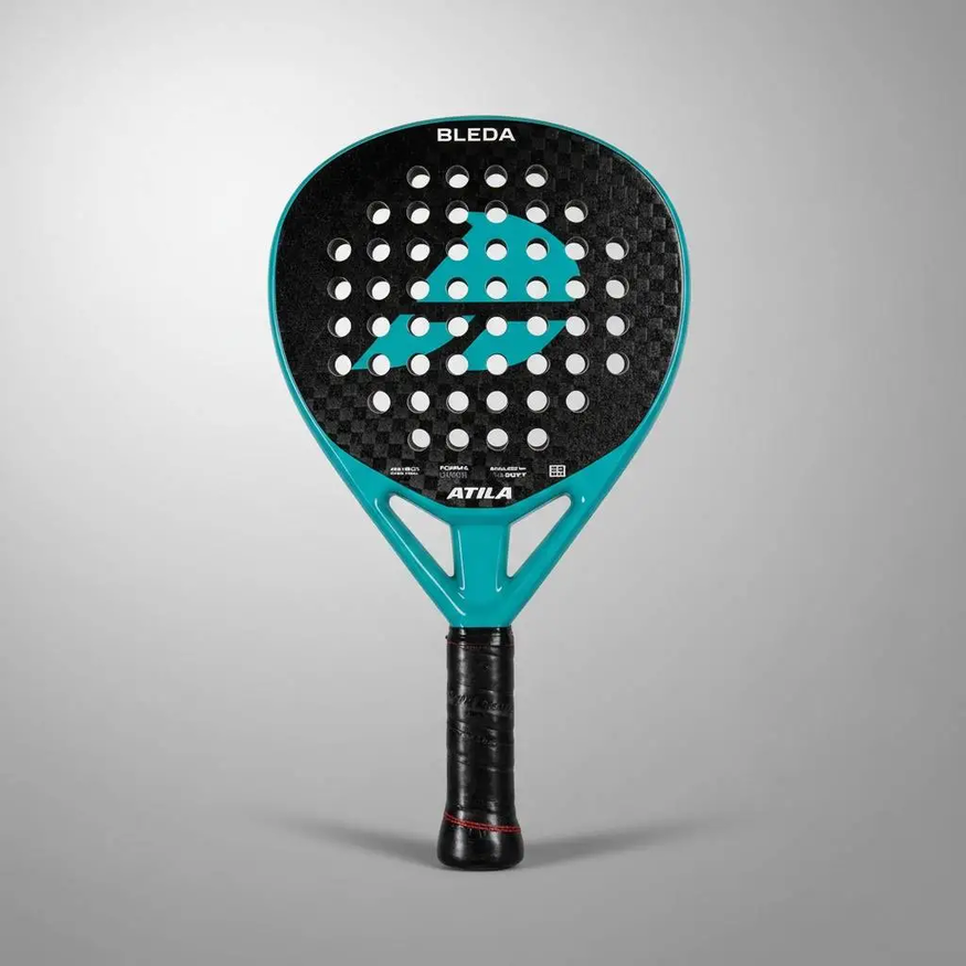 Paleta Padel Atila Bleda Carbono 12k Diamante Eva Soft