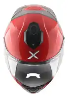 Casco Moto Axor Brutale Doble Visor Con Pinlock Doble Alerón B-R BRILLO L