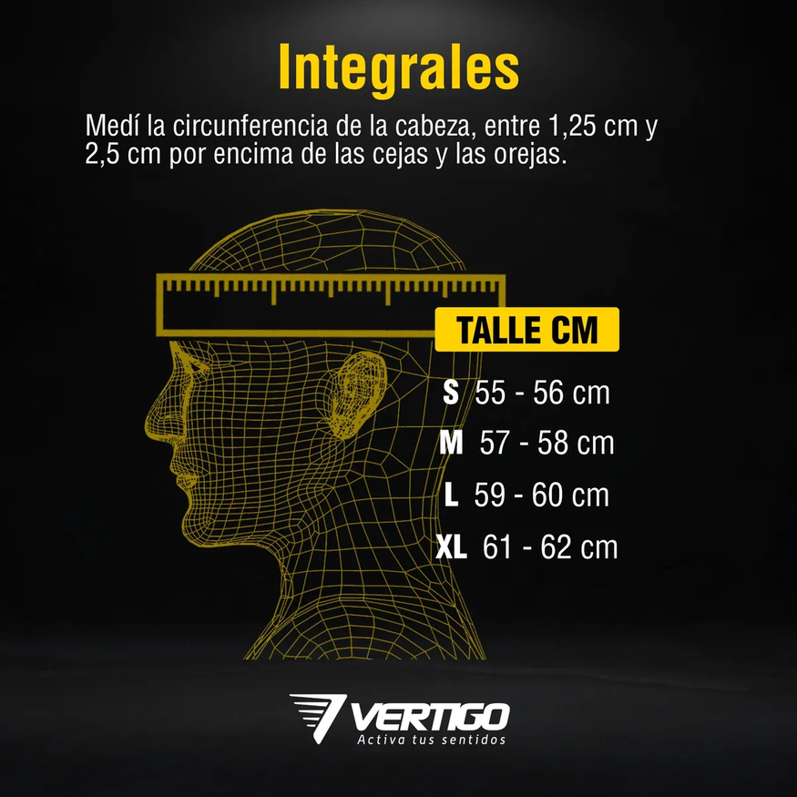 Casco Moto Vertigo Integral Zap Volt Doble Visor Alerón